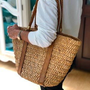 Michael Kors straw bag